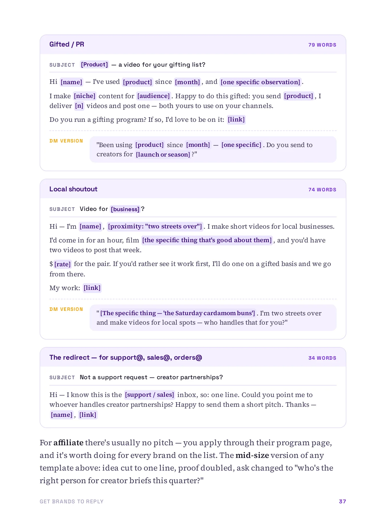 Get Brands to Reply, page 37 of 51