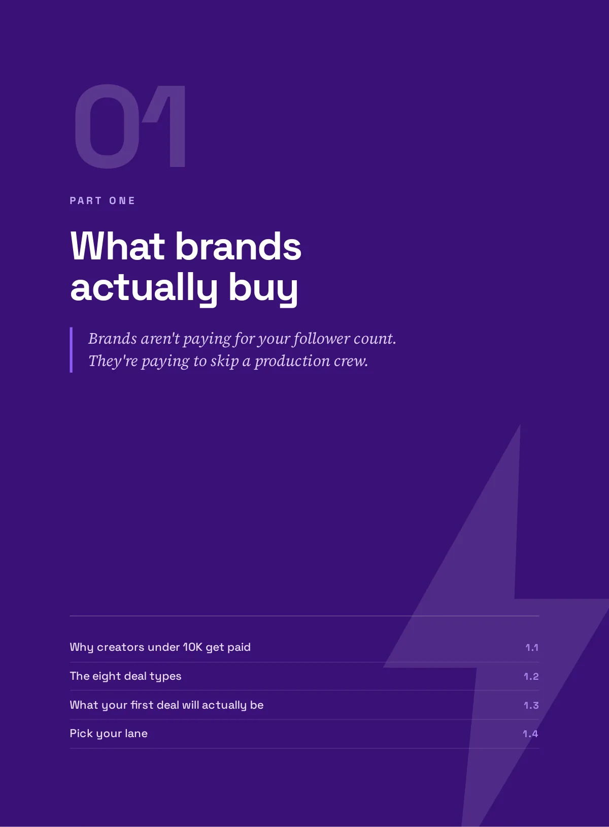 Land Your First Brand Deal, page 1 of 76